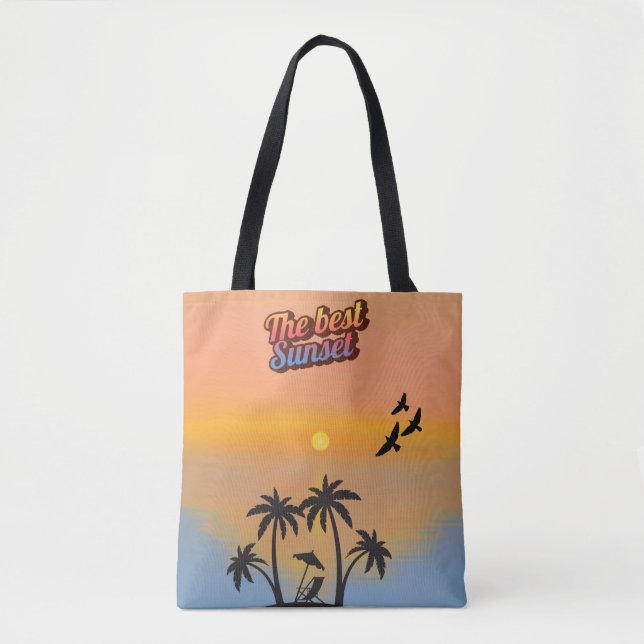 Best sunset. tote bag (Front)