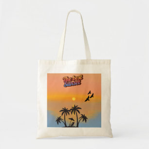 Best sunset. tote bag
