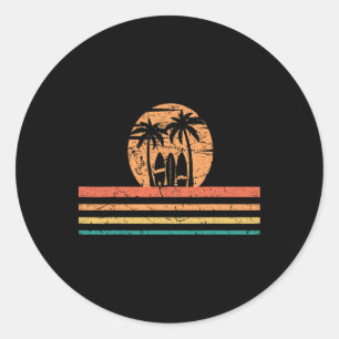 Best Surfboard For Men Women Kids Surfing Surfer S Classic Round Sticker
