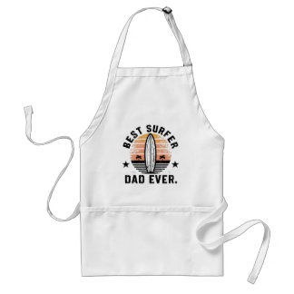 Best Surfer Dad Ever Standard Apron