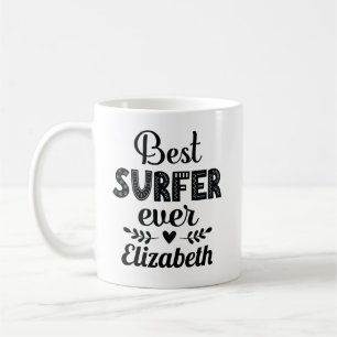 Best Surfer Ever Cute Surfing Gift Coffee Mug