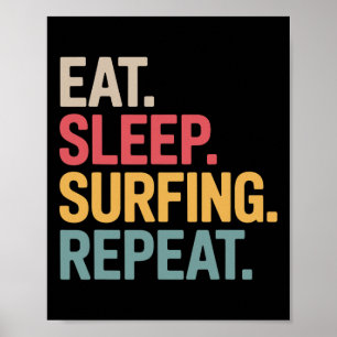 Best Surfing Art For Men Women Surfer Surf Surfboa Poster