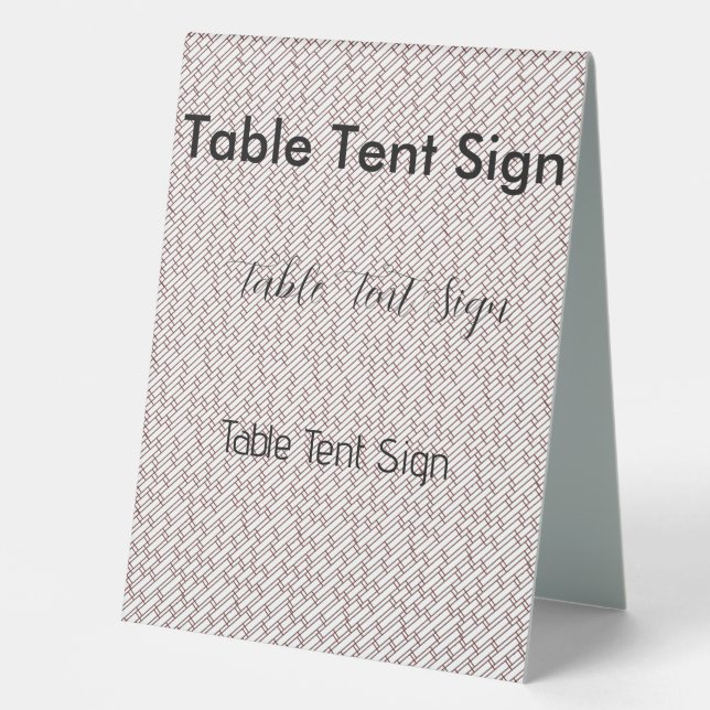 Best Table Tent Sign (Front)