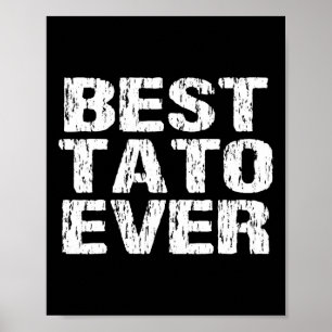 Best Tato Ever Dad Ukraine Distressed  Poster