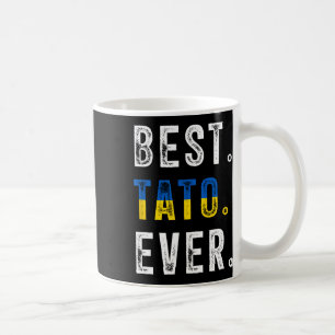 Best Tato Ever Ukrainian Father Dad Ukraine Flag Coffee Mug