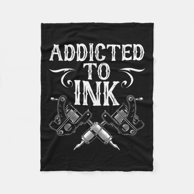 Best Tattoo Art For Men Women Tattoo Artist Tattoo Fleece Blanket (Front)