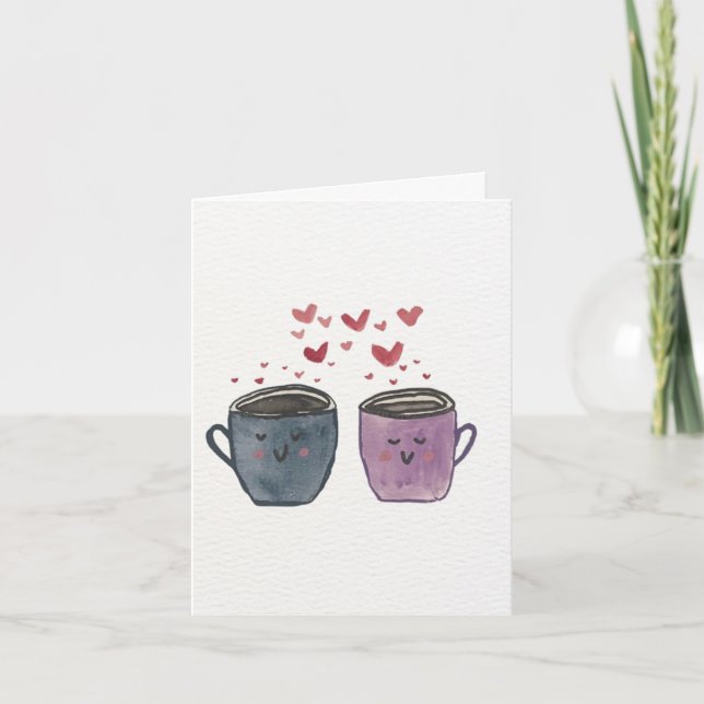 Best-Tea Folded Valentine's Day Card (Front)