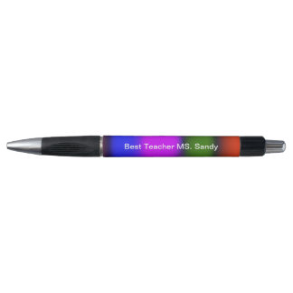 Best Teacher Add Name Blue, Purple, Green, Orange