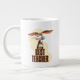 Best Teacher Bunny Rabbit Classroom Humour Large Coffee Mug