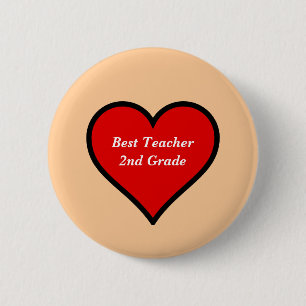 Best Teacher Button (Personalise)