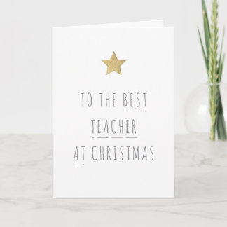 Best Teacher Christmas Card - Phonics