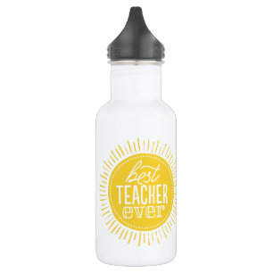 Best Teacher Custom Water Bottle Personalised Gift