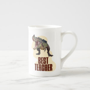Best Teacher Dinosaur Classroom Humour Bone China Mug