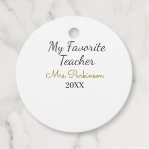 Best teacher ever add name date year simple school favour tags