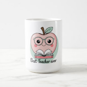Best Teacher Ever Apple Design  Coffee Mug