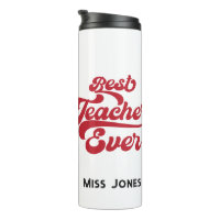 Best Teacher Ever Appreciation Monogram Name