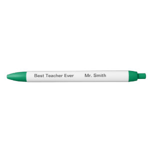 Best Teacher Ever Black Ink Pen