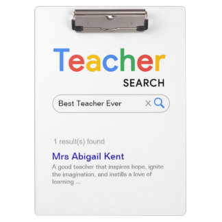 Best Teacher Ever Clipboards Search Engine Result