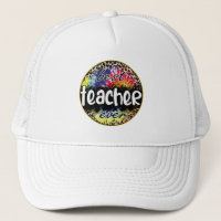 Best Teacher Ever – Colourful Leopard Print