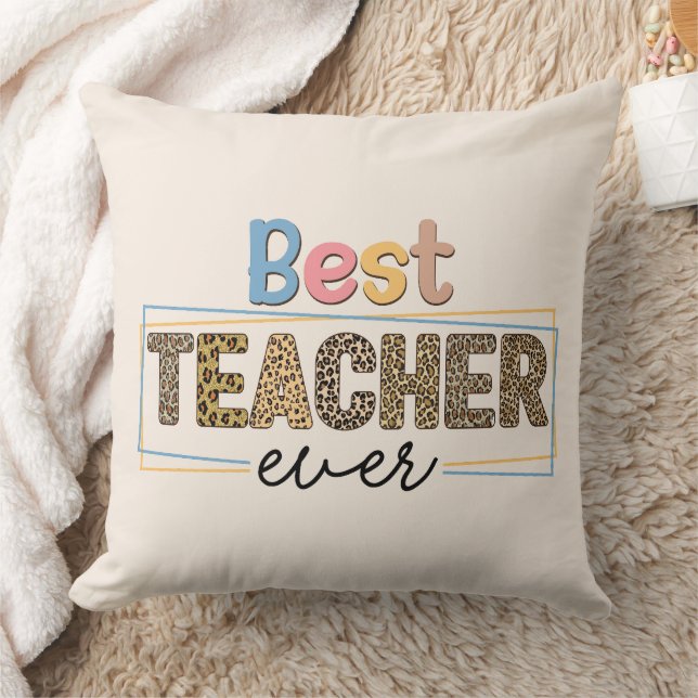 Best Teacher Ever Cushion (Blanket)
