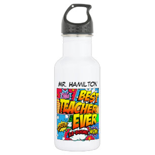 Best Teacher Ever Custom 532 Ml Water Bottle