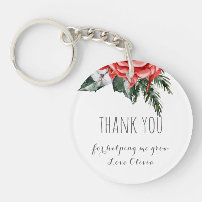 Best Teacher Ever Gift Acrylic Keychain (Front)