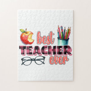 Best Teacher Ever Jigsaw Puzzle