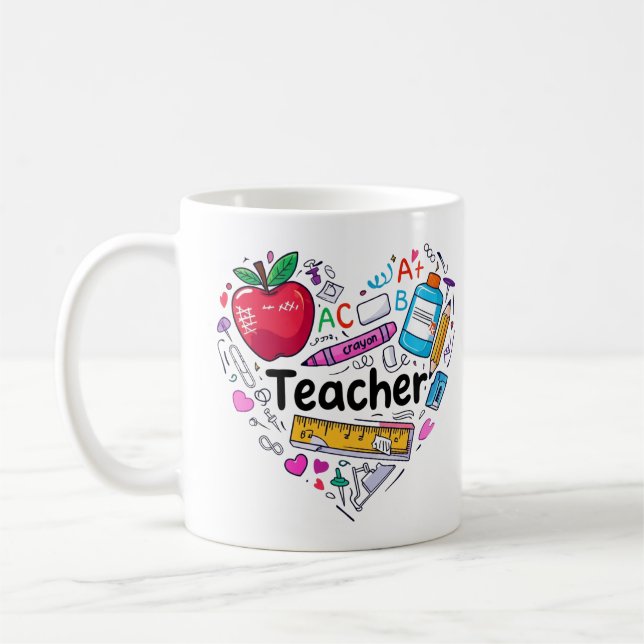 Best Teacher Ever Mug | End of Year Teacher (Left)