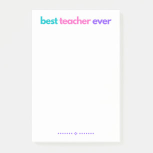Best Teacher Ever Notepad