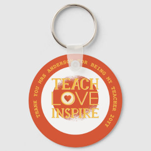 BEST TEACHER EVER Personalised Gifts Under $4 Key Ring