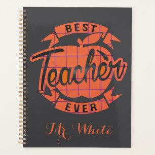 Best teacher ever personalised planner