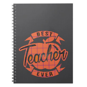 Best teacher ever Spiral Photo Notebook