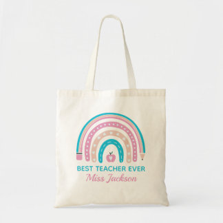Best Teacher Ever - Teacher Appreciation Gift Tote Bag