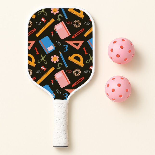 Best Teacher Ever Teacher Appreciation Pickleball Paddle (Creator Uploaded)