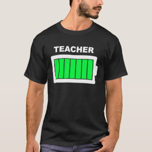 Best Teacher Full Energy Hard Work Lessons High Sc T-Shirt
