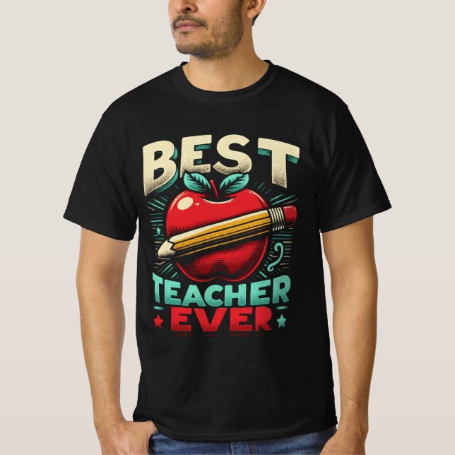 Best Teacher Funny Inspirational Teacher  T-Shirt (Front)