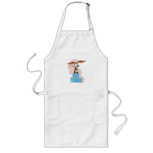 Best Teacher Funny Rabbit Classroom Humour Long Apron