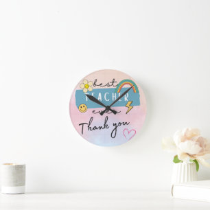 Best Teacher gift Round Clock