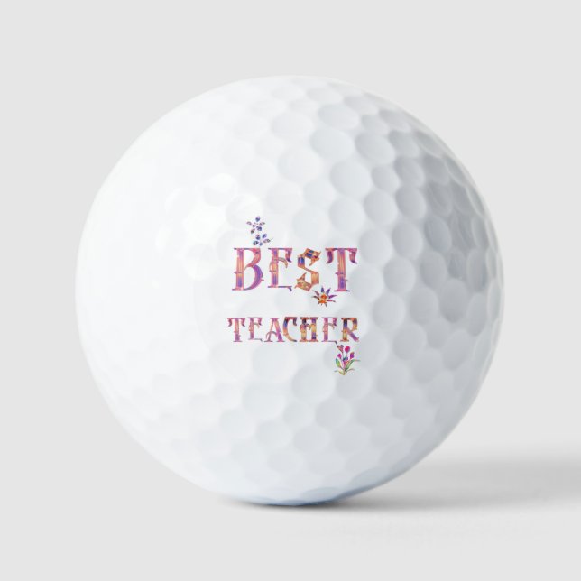 Best Teacher Golf Balls (Front)