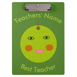Best Teacher Happy Apple Custom Clipboard