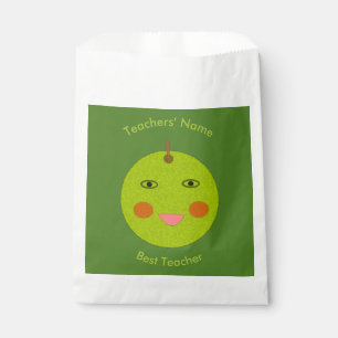 Best Teacher Happy Apple Custom Favour Bags