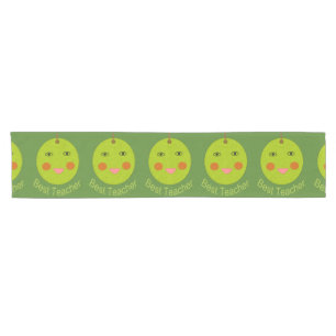 Best Teacher Happy Apple Table Runner
