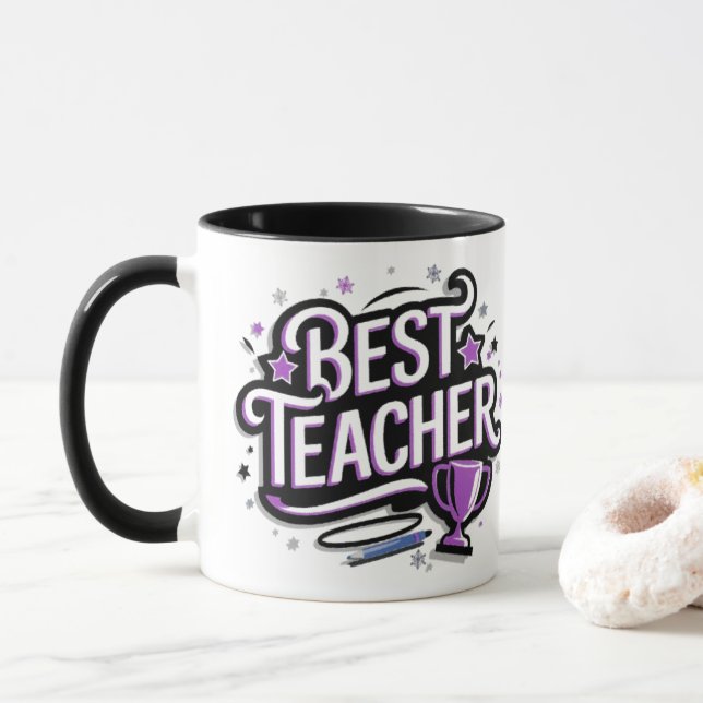 Best Teacher  Mug (With Donut)