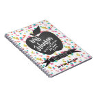 Best Teacher Thank you colourful Stars apple