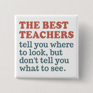 BEST TEACHERS custom colour button