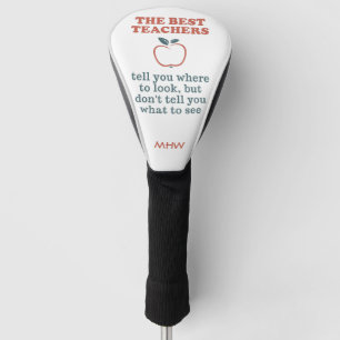 BEST TEACHERS custom monogram driver cover