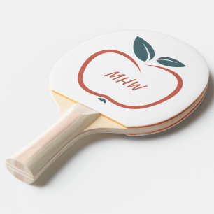 BEST TEACHERS custom monogram ping pong paddle
