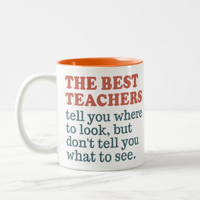 BEST TEACHERS custom name mugs (Left)
