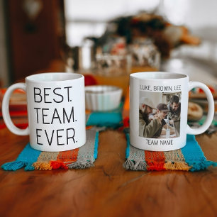 Best Team Ever - Personalised Office Team Photo Coffee Mug