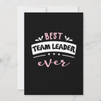 Best Team Leader Ever Gift Idea